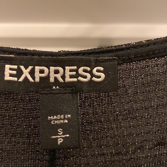 Sparkly Gold Black Romper - Picture 3 of 6